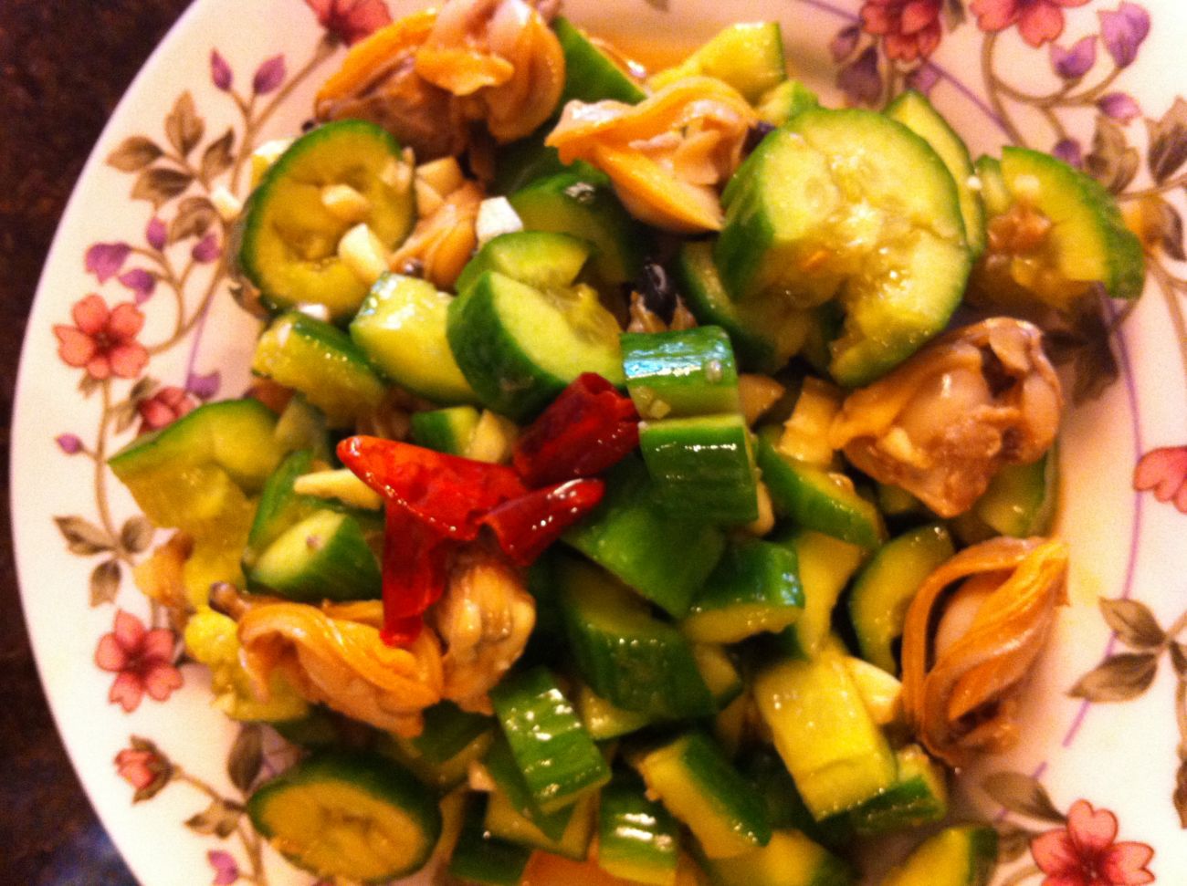 Clam With Cucumber