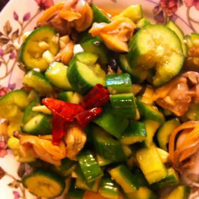 Clam with Cucumber