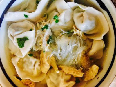 Watercress Shrimp Wonton Soup