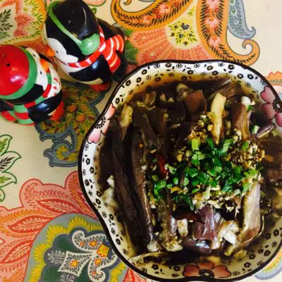 Steamed Eggplant Salad